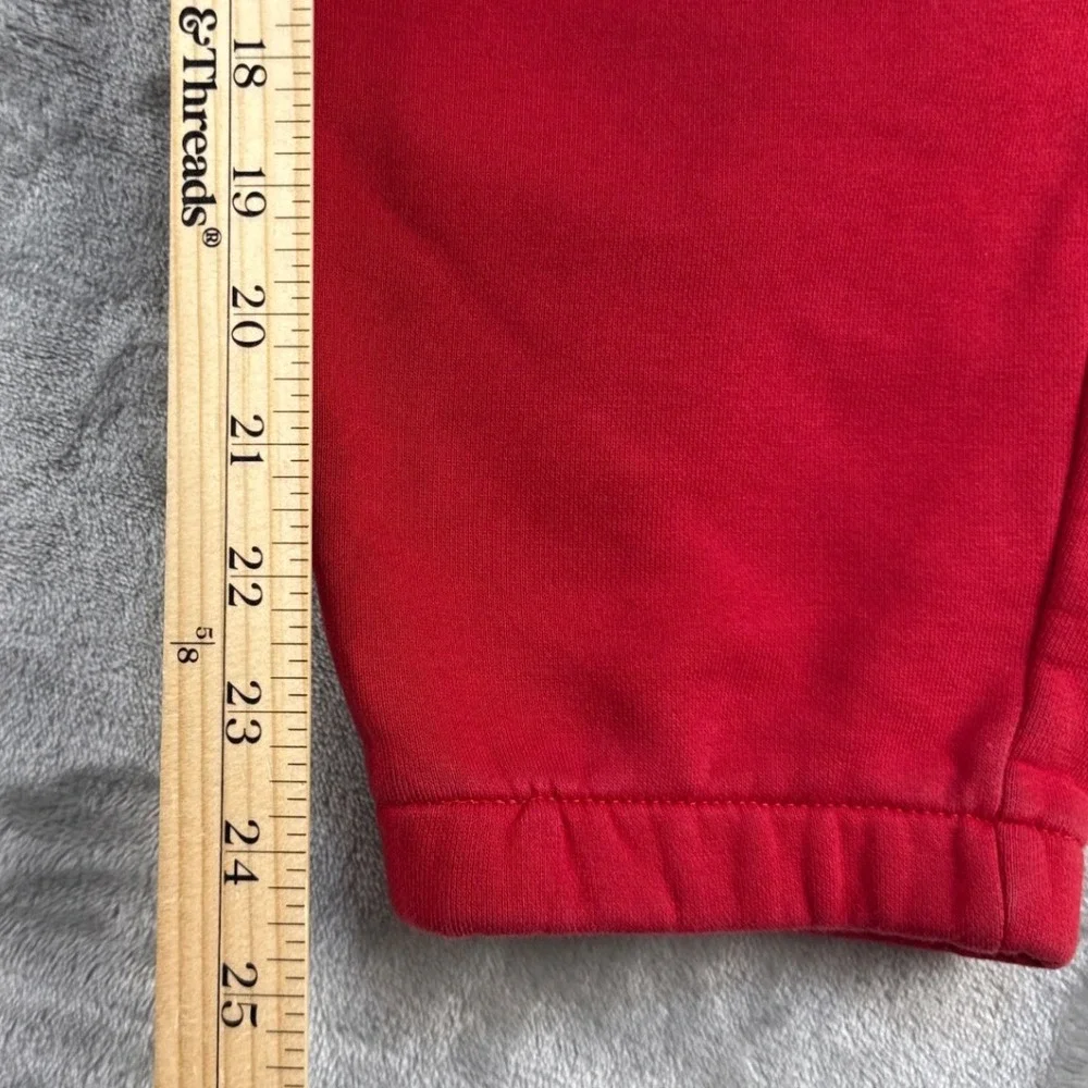 Jordan Sweatpants Mens Large Red Jumpman Fleece Joggers EUC